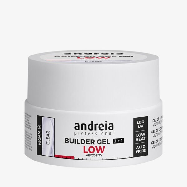 Builder Gel 3 in 1 - Clear (Low viscosity)  22G Andreia Professional