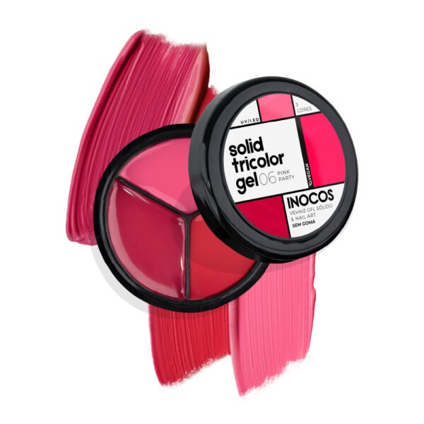 Solid Tricolor Gel INOCOS 06 Pink Party