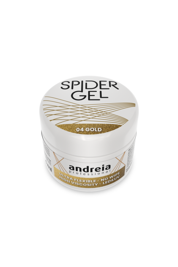spider gel dourado andreia