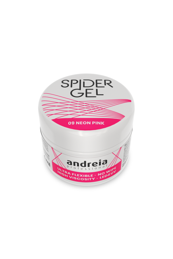 spider gel rosa Neon andreia