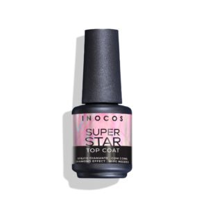 VERNIZ GEL INOCOS TOP COAT SUPER STAR , 15ML