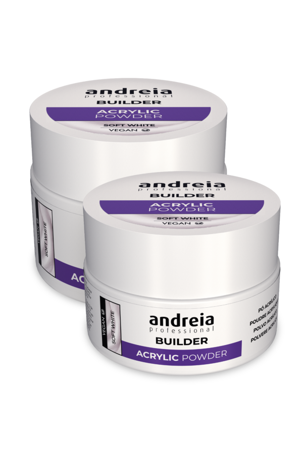 Andreia Acrylic Powder Soft White 35g - Image 3