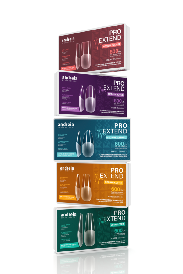 PRO EXTEND TIPS MEDIUM SQUARE ANDREIA - Image 2