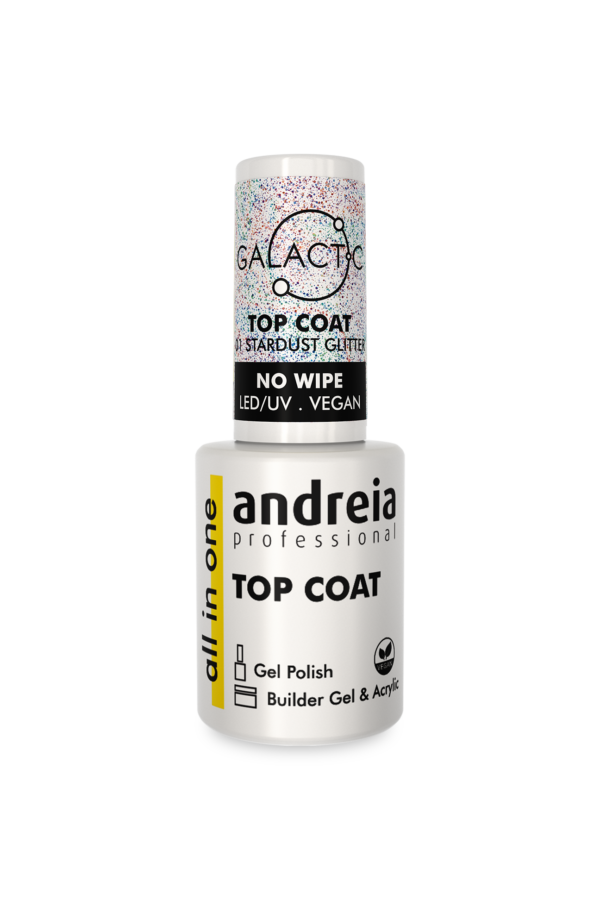 glitter unhas top coat andreia