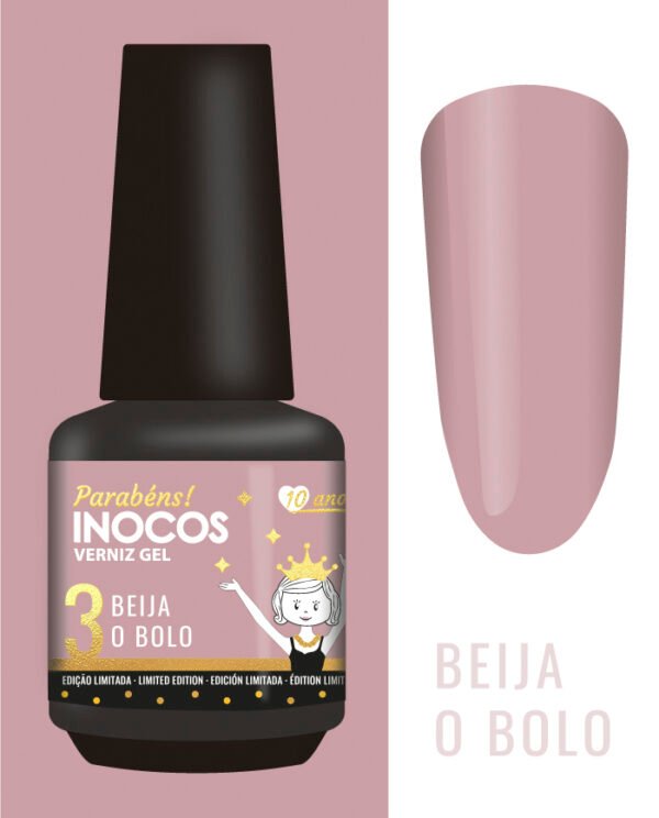 VERNIZ GEL BEIJA O BOLO    15ml