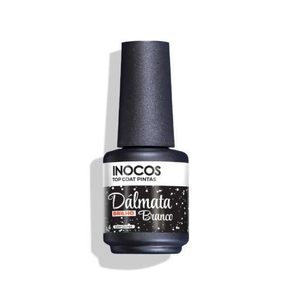 VERNIZ GEL TOP COAT DÁLMATA BRANCO BRILHO  15ml - INOCOS