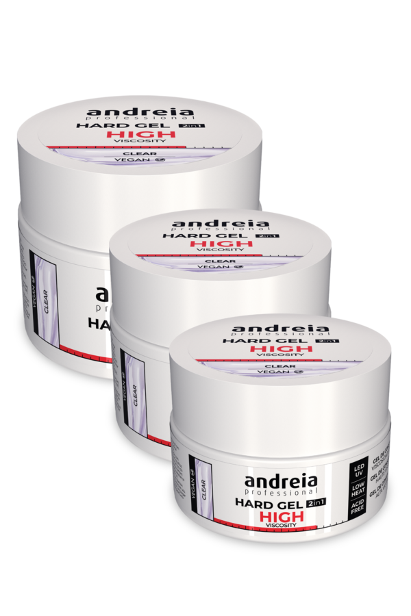 Hard Gel 2 in 1 - Clear (High viscosity) 44G Andreia Professional - Image 3