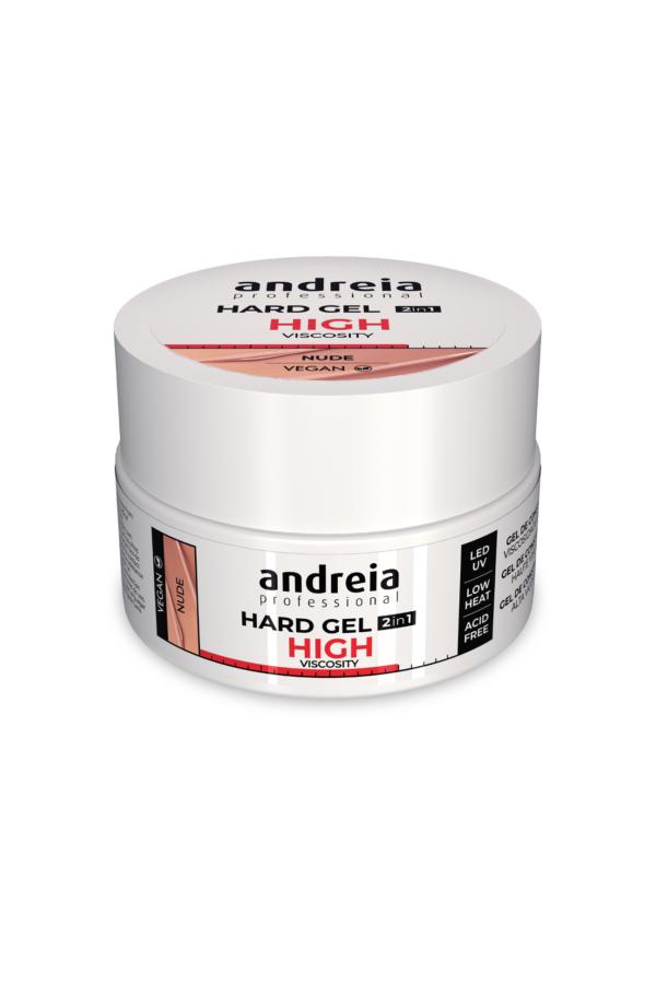 Hard Gel 2 in 1 - PEACH (High viscosity) 22Gr Andreia Professional