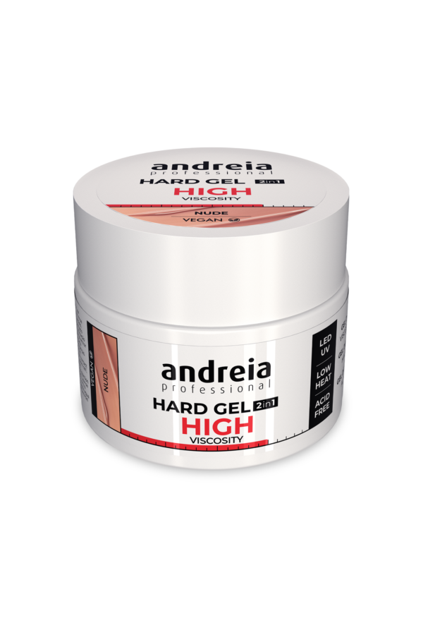 Hard Gel 2 in 1 - Nude (High viscosity) 44Gr Andreia Professional