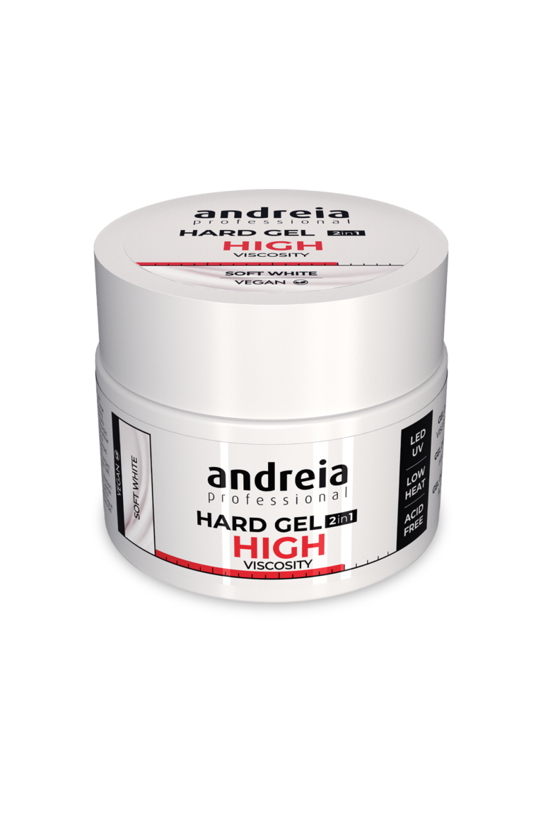 Hard Gel 2 in 1 - Soft White (High viscosity) 44Gr ANDREIA PROFESSIONAL