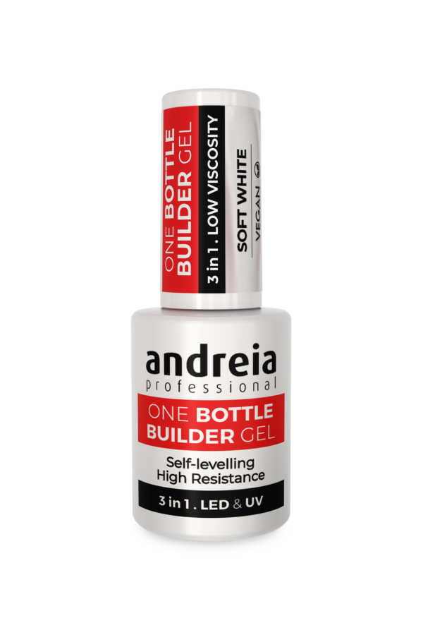 One Bottle Builder Gel 3 in 1 - Soft White (Low viscosity)