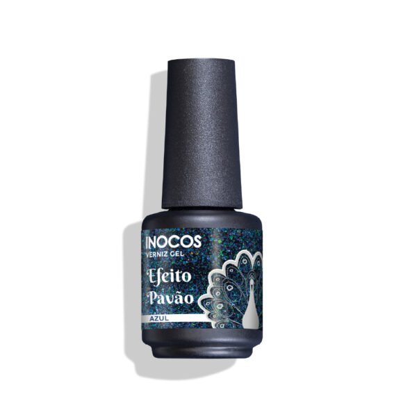 VERNIZ GEL PAVÃO AZUL   15ml INOCOS