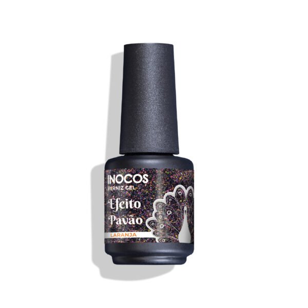 VERNIZ GEL PAVÃO LARANJA   15ml INOCOS