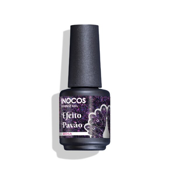 VERNIZ GEL PAVÃO ROSA 15ml INOCOS