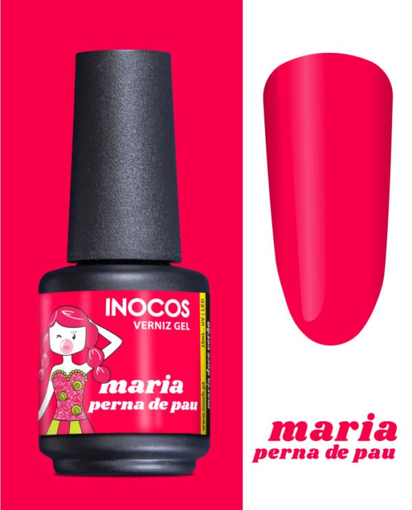 VERNIZ GEL PERNA DE PAU  15ml INOCOS