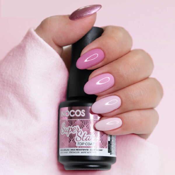 TOP COAT SUPER STAR VERNIZ GEL 15ML - INOCOS - Image 2