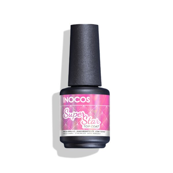 TOP COAT SUPER STAR VERNIZ GEL 15ML - INOCOS