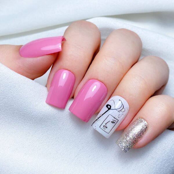 Solid Tricolor Gel INOCOS 02 White Fantasy - Image 2