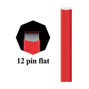 Agulha tebori microblading 12pin flat