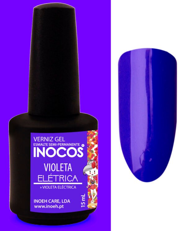 VERNIZ GEL MARIA ELÉTRICA VIOLETA  15ml INOCOS