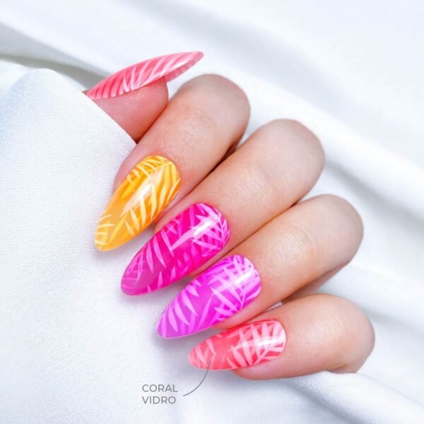 Top Coat INOCOS Vitral Coral Vidro - Image 2