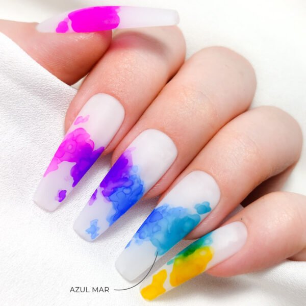 Verniz Gel Ink Gel INOCOS Azul Mar - Image 2