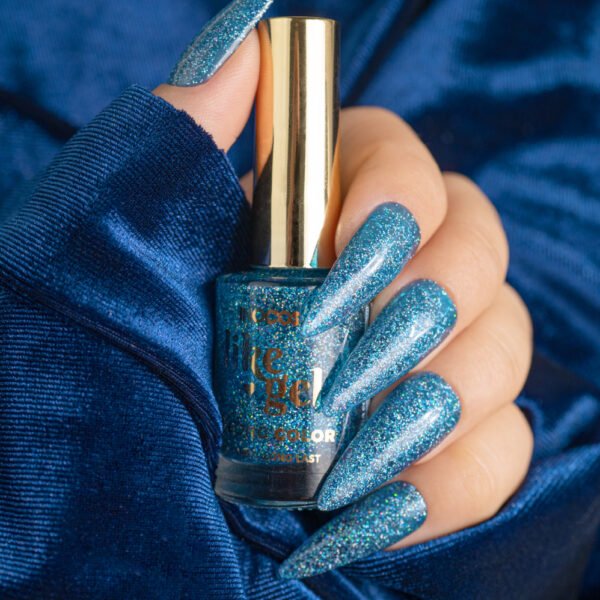 Like Gel INOCOS 180 Glitter Azul Holo - Image 3