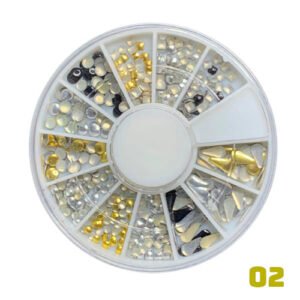 CARROSSEL DE ENFEITES PARA NAIL ART - DIVERSOS