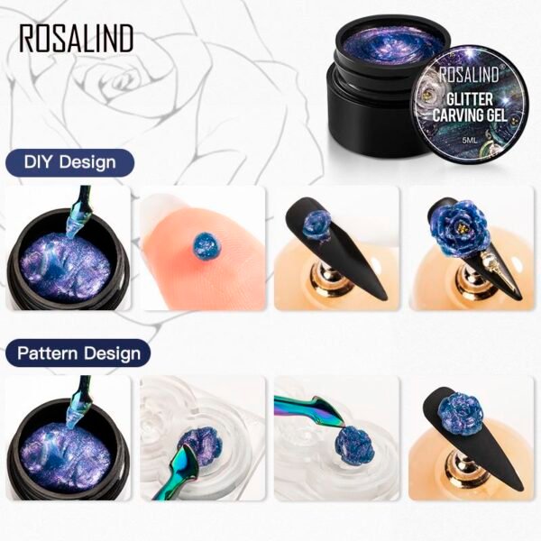 Glitter Carving Gel 5ml  A764 Rosalind - Image 2