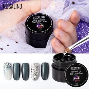 COLA PARA DIAMANTES COM TOP COAT 5ML ROSALIND