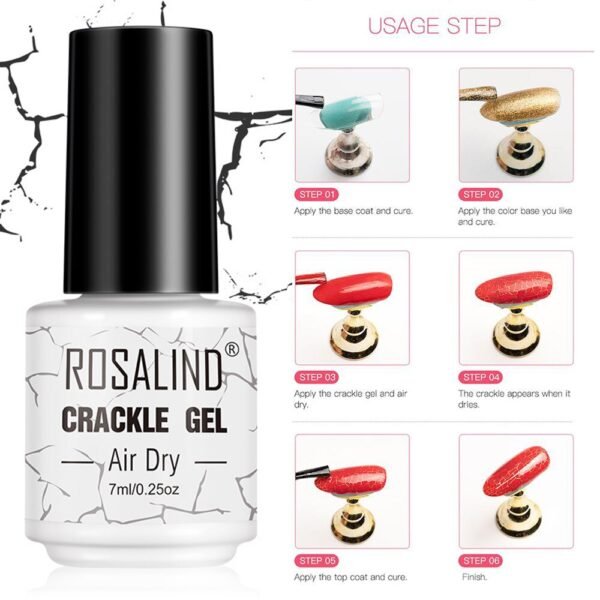 Crakle Gel Branco 5ml  A621 Rosalind - Image 2