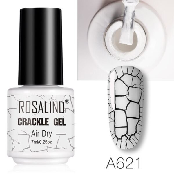Crakle Gel Branco 5ml  A621 Rosalind