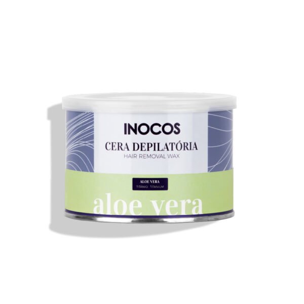 Cera Depilatória INOCOS Lata Titânio e Aloe Vera 400ml