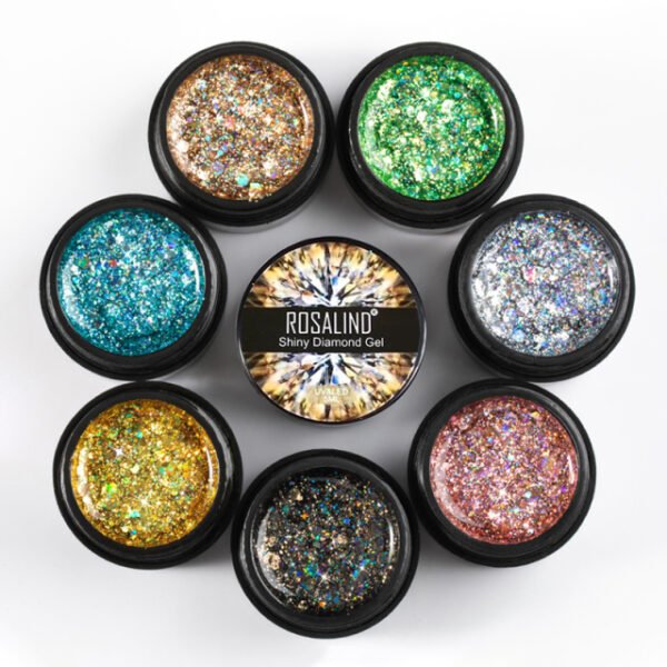 Shiny Diamond Gel Glitter 5ml A534 Rosalind - Image 3