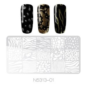 PLACA GRANDE CARIMBO NAIL ART  N5313-01