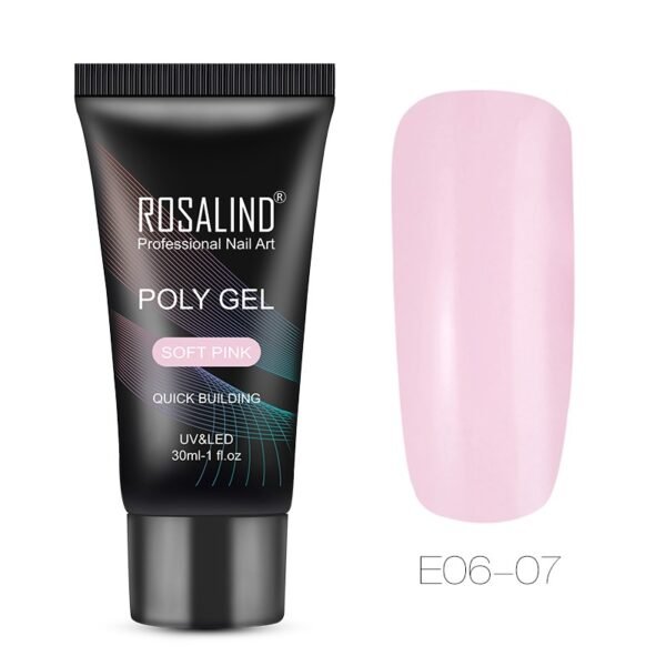 Polygel Rosalind  E07 30ml Soft Pink
