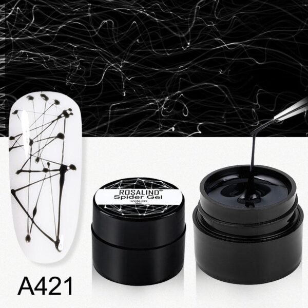 Spider Gel Preto A421 ROSALIND
