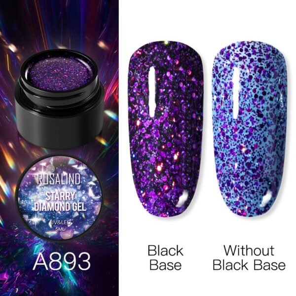 GEL GLITTER STARRY RAINBOW A893 5ml