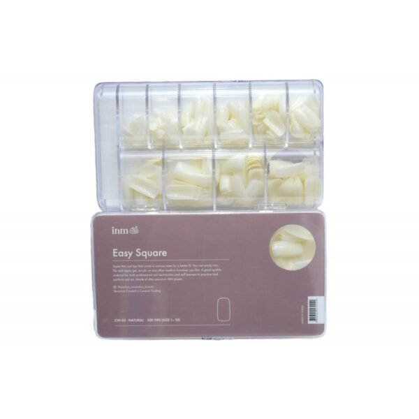 TIPS QUADRADOS NATURAL 500PCS - Image 2