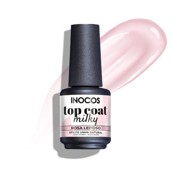 Top Coat INOCOS Vitral Laranja Vidro