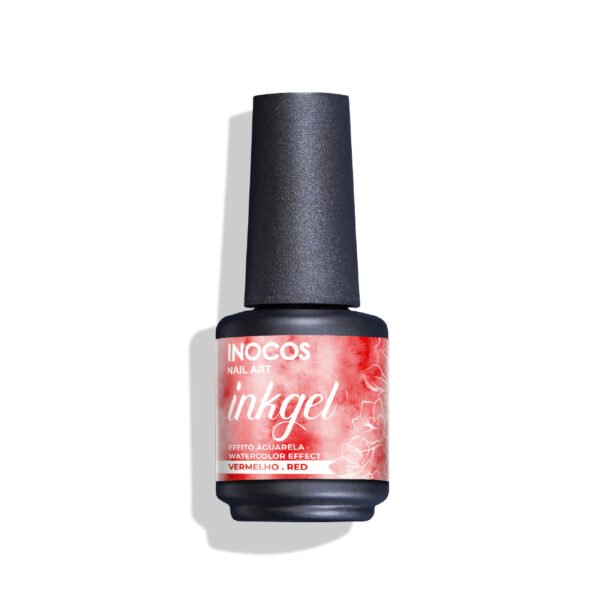 Verniz Gel Ink Gel INOCOS Vermelho
