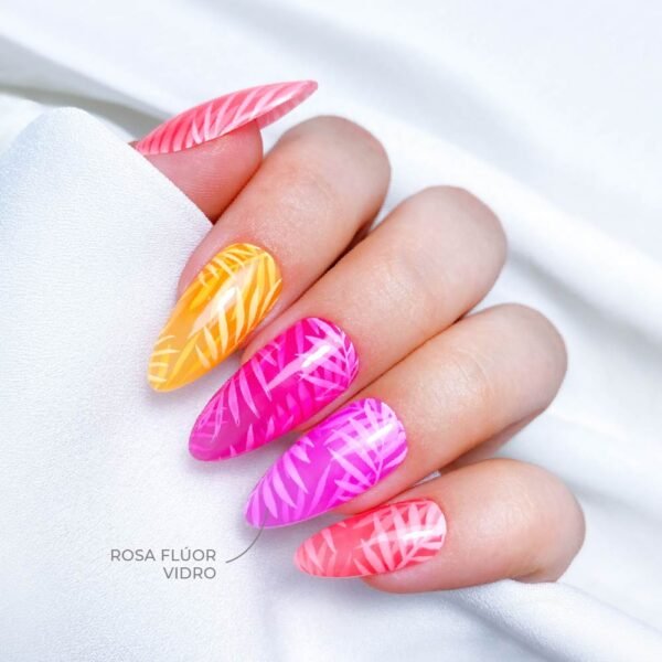 Top Coat INOCOS Vitral Rosa Flúor - Image 2