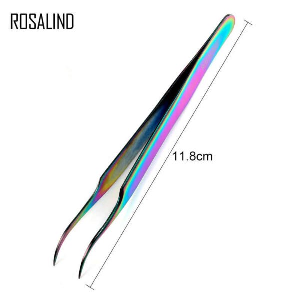 PINÇA CURVA EM AÇO INOXIDÁVEL ROSALIND
