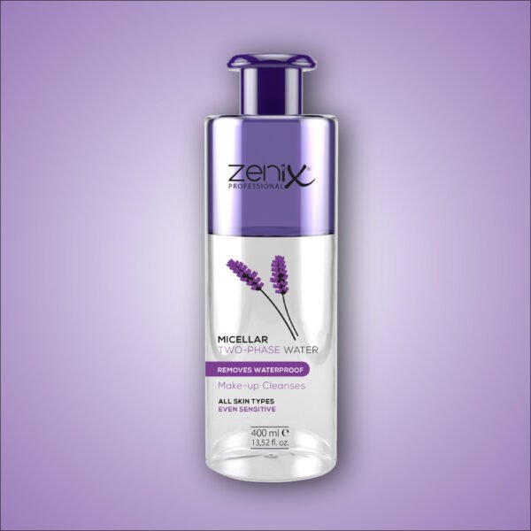 ÁGUA MICELAR BIFÁSICA ZENIX 400ML