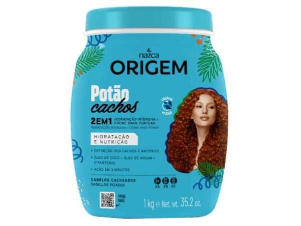 CREME DE HIDRATAÇÃO  E NUTRIÇÃO POTÃO CACHOS 1 KG