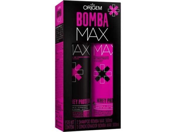 KIT SHAMPOO+CONDICIONADOR BOMBA MAX