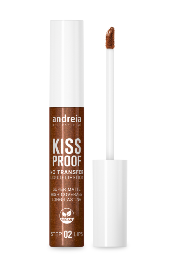 BATOM LÍQUIDO KISSPROOF 22 Brown Glitz ANDREIA
