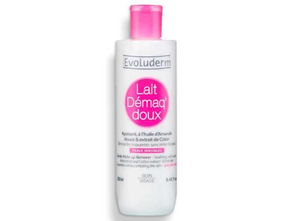 LEITE DESMAQUILHANTE PELES SENSÍVEIS EVOLUDERM 250ML