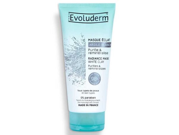 MÁSCARA DE ARGILA BRANCA EVOLUDERM 100 ML