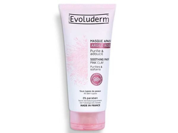 MÁSCARA DE ARGILA ROSA EVOLUDERM 100 ML